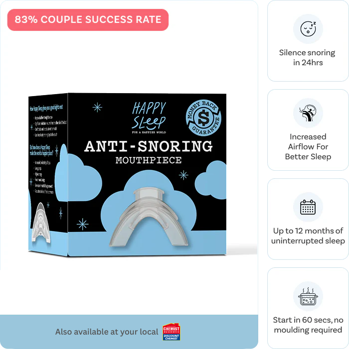 Happy Sleep Anti-Snoring Mouthpiece, Mouth Guard